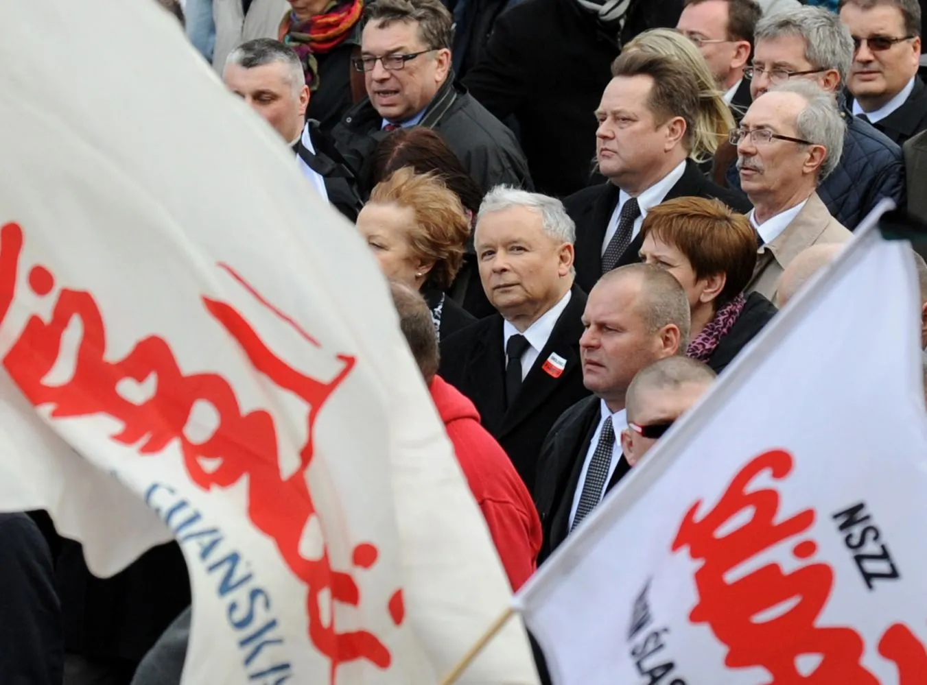 jarosław kaczyński demonstracja protest