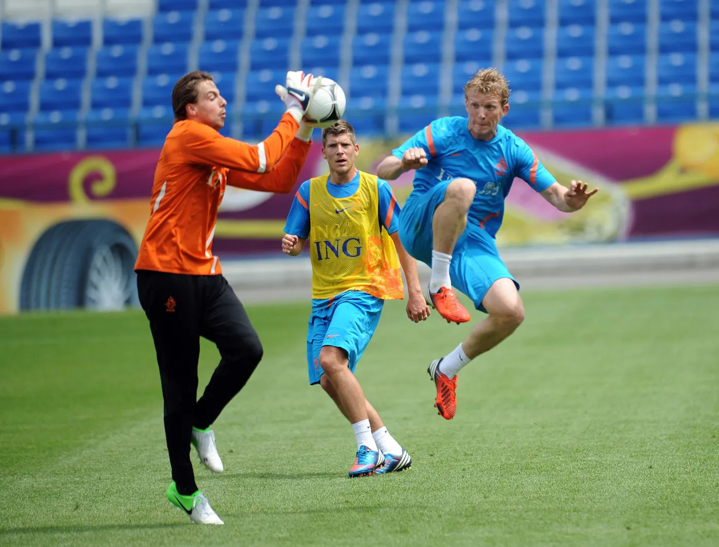 Trening reprezentacji Holandii