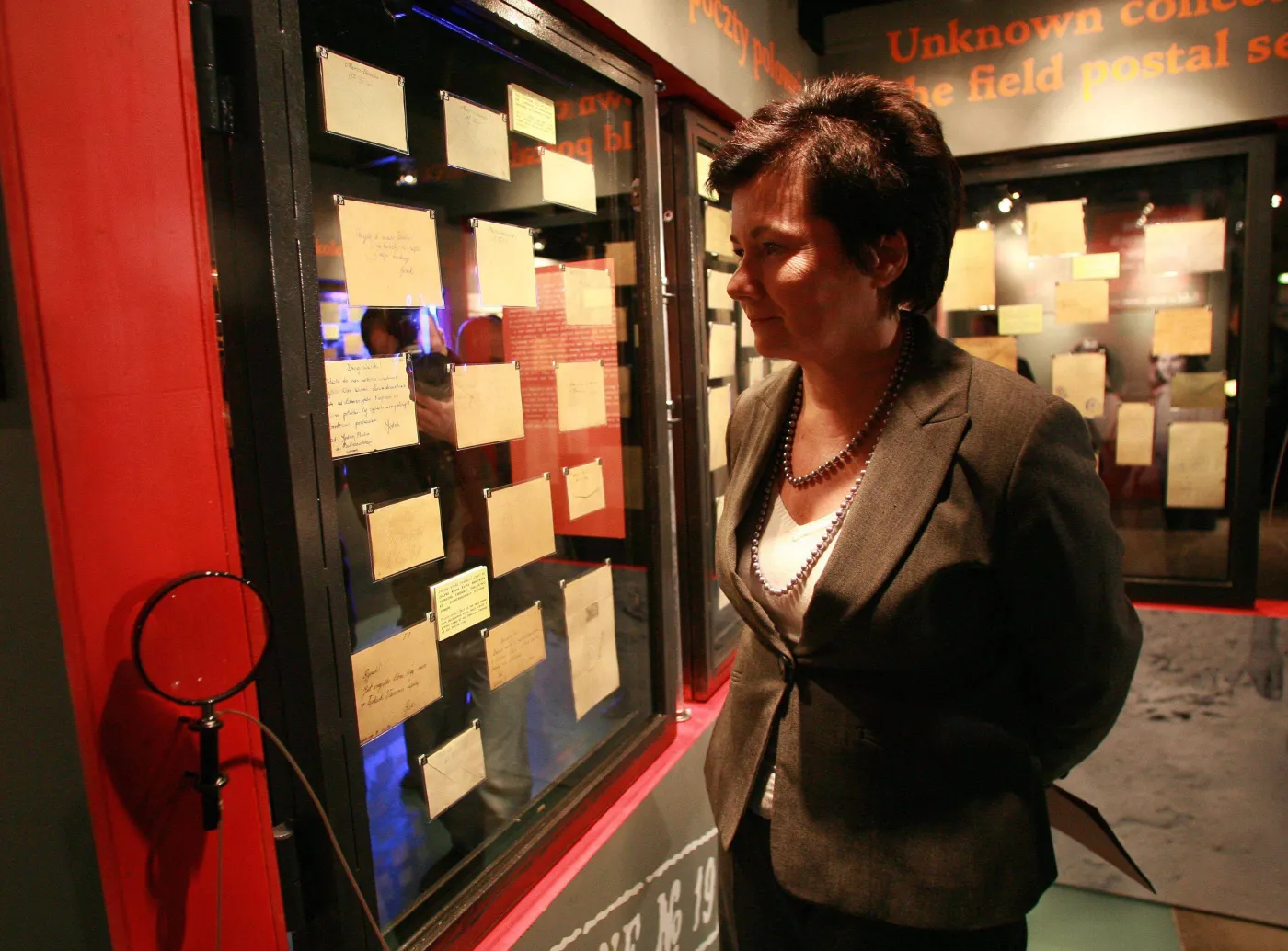 Hanna Gronkiewicz-Waltz w Muzeum Powstania Warszawskiego