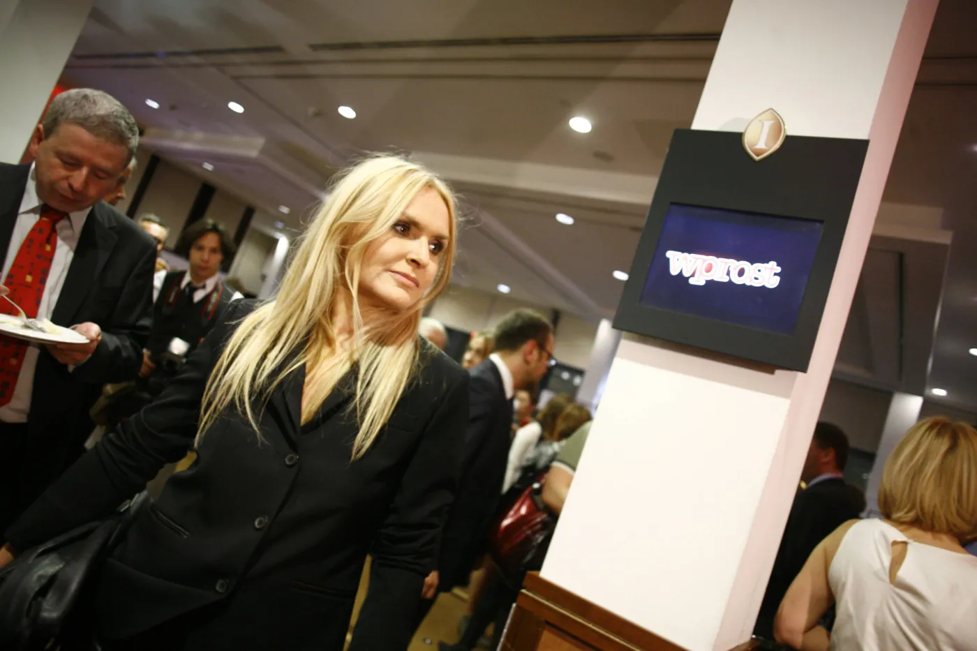 Monika Olejnik na gali Człowiek roku tygodnika "Wprost"