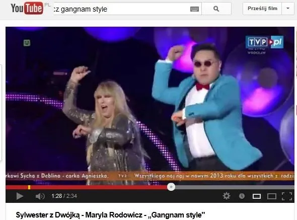 Maryla Rodowicz tańczy Gangnam Style