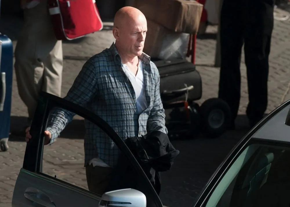 Bruce Willis na planie "Szklanej pułapki 5"