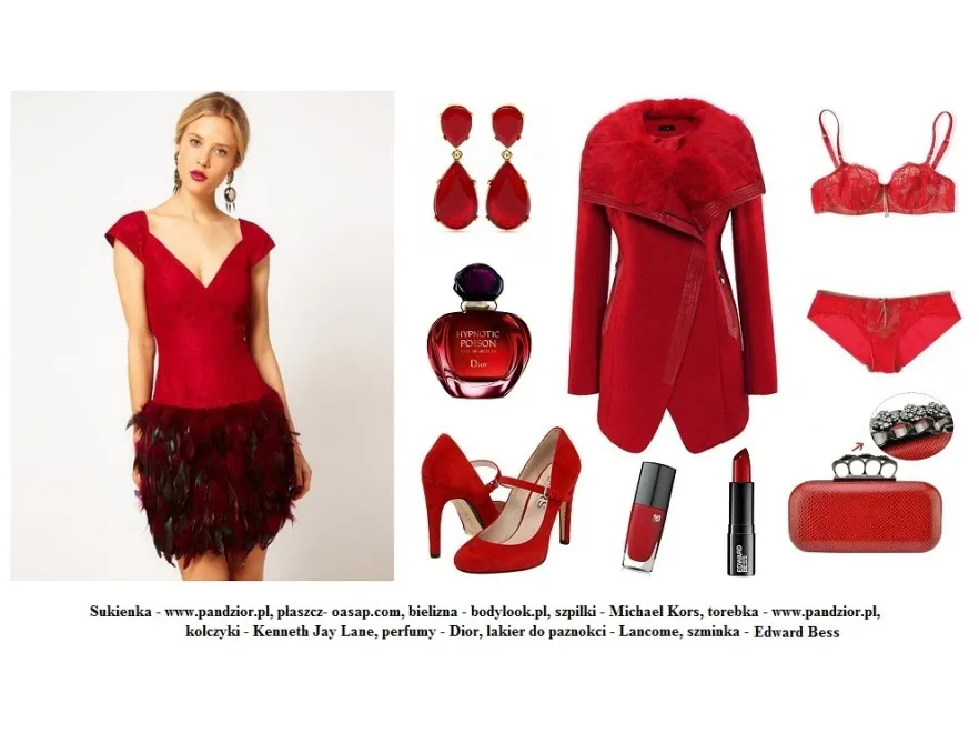 Otul się zmysłową czerwienią: 2 pomysły na walentynkowe stylizacje