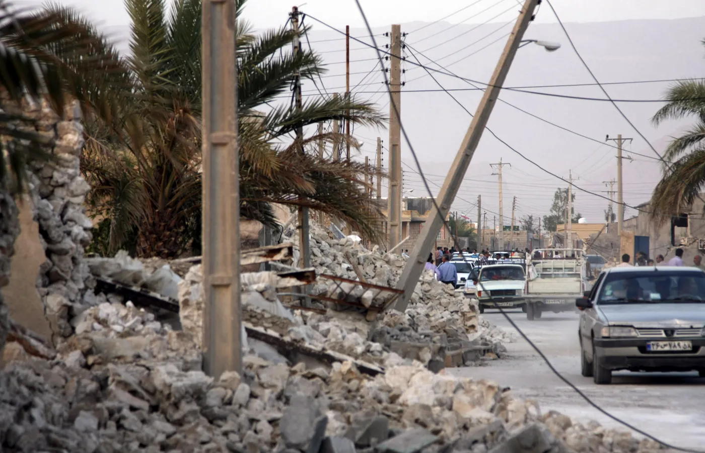 Shonbeh w Iranie po trzesieniu ziemi