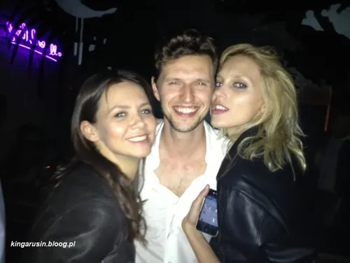 Rusin imprezuje w Nowym Jorku z Anją Rubik i jej mężem