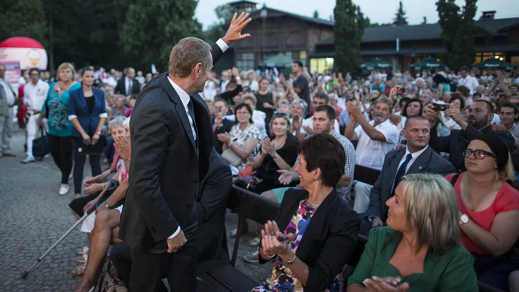 Donald Tusk na gali Miss Polski na Wózku