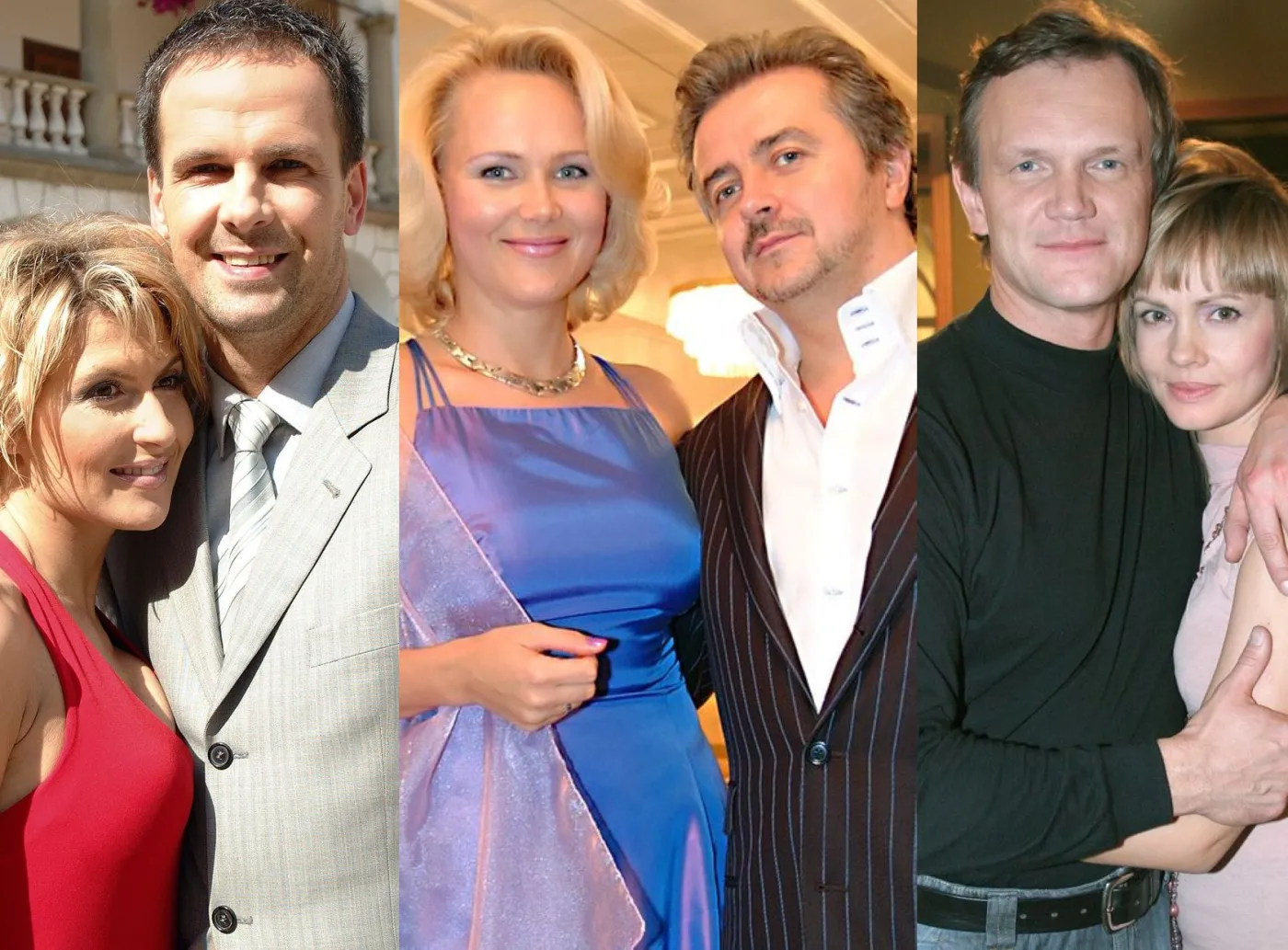 Katarzyna Skrzynecka i Zbigniew Urbański, Anna Samusionek i Krzysztof Zuber, Cezary Pazura i Weronika Marczuk-Pazura