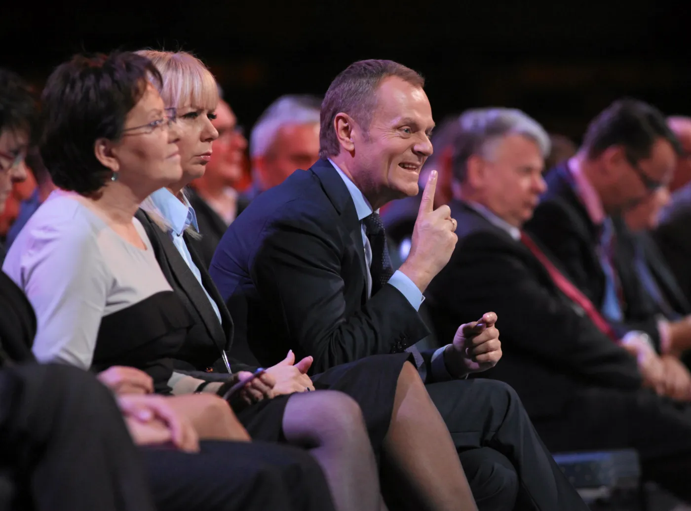 Ewa Kopacz, Elżbieta Bieńkowska i Donald Tusk