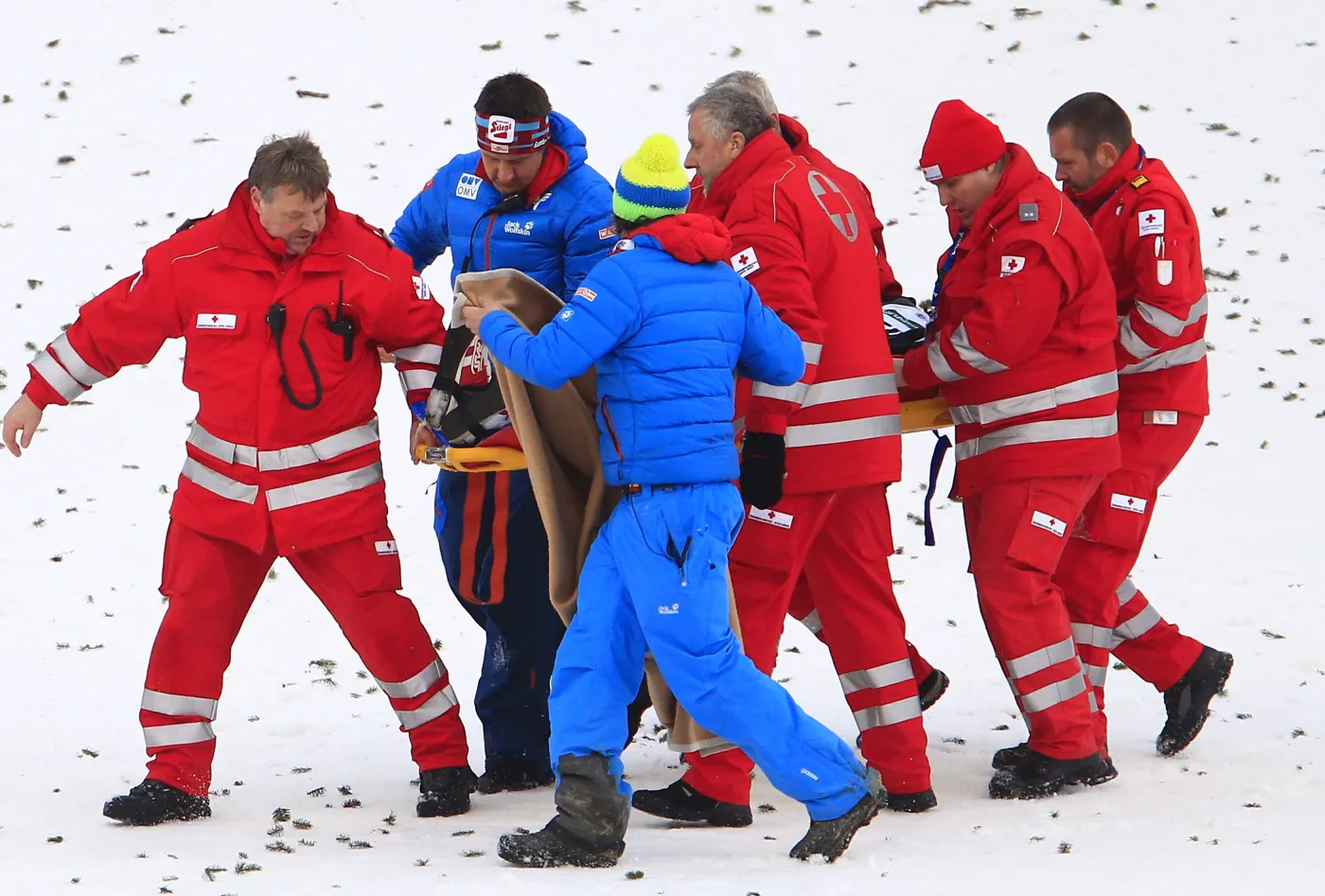 Thomas Morgenstern miał wypadek na skoczni