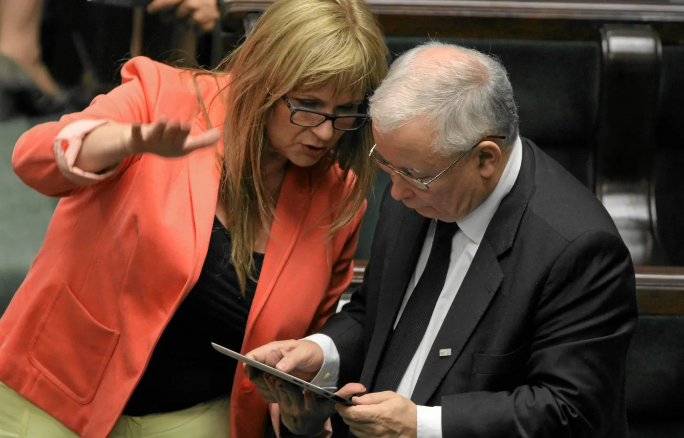 Małgorzata Gosiewska i Jarosław Kaczyński 