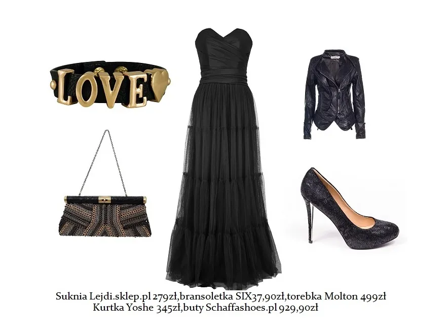 Stylizacje na karnawał z długą suknią w roli głównej