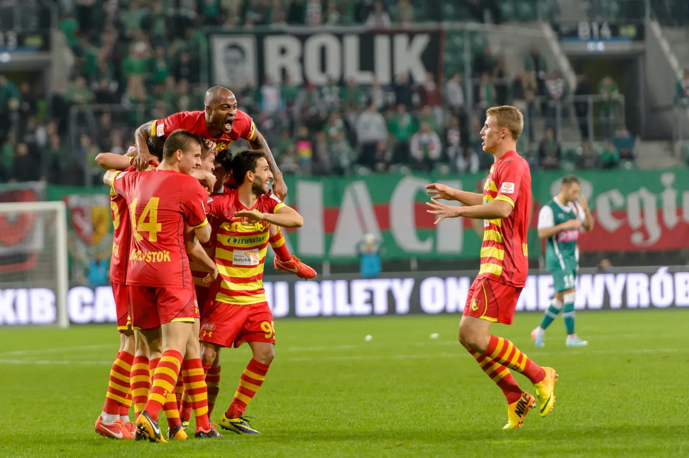 Puchar Polski: Jagiellonia ograła Śląsk i jest ćwierćfinale. WIDEO