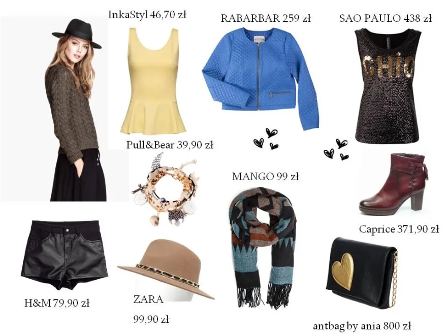 Jesienne stylizacje z szortami