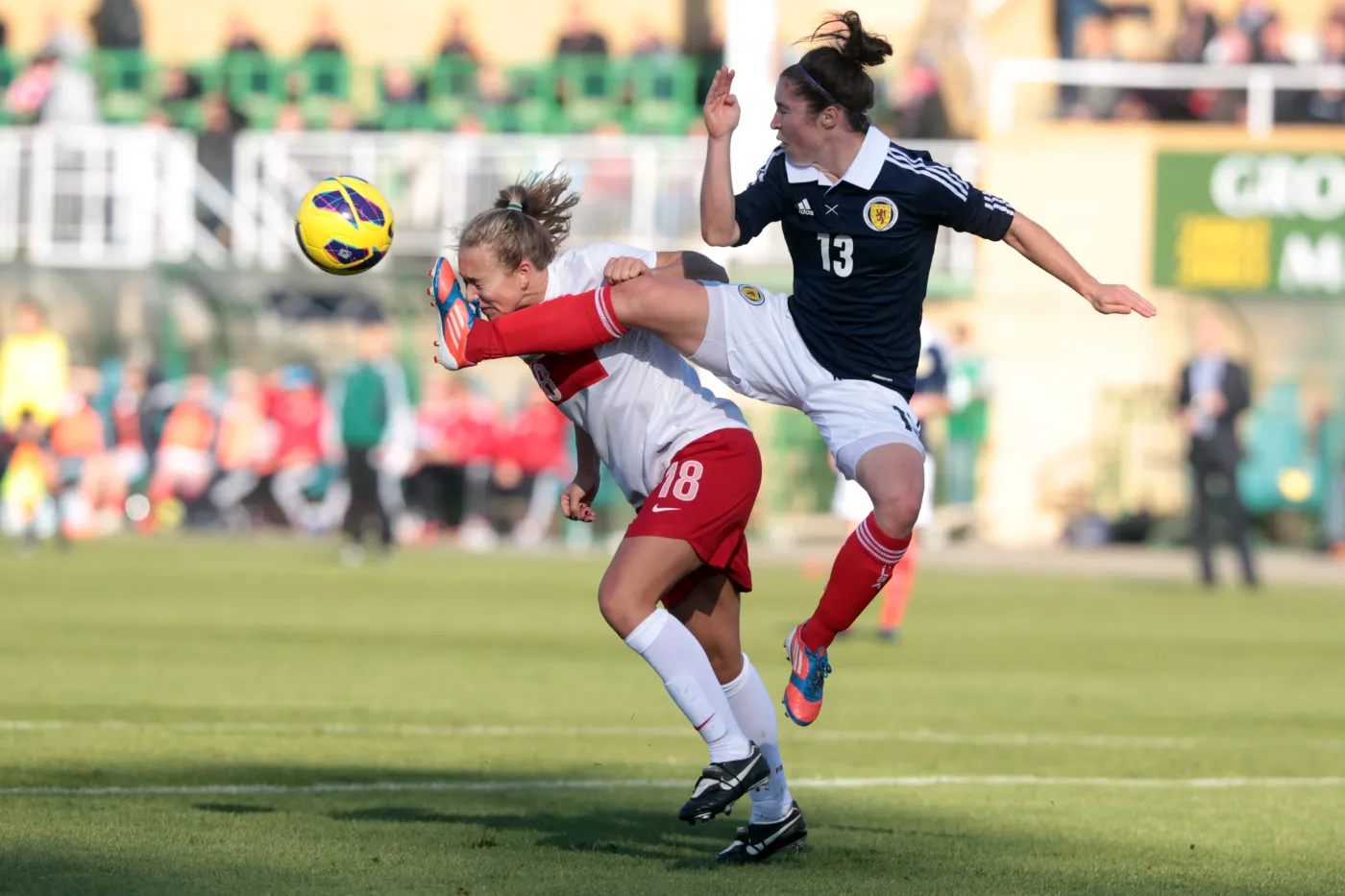 Polskie piłkarki dostały lanie od reprezentacji Szkocji
