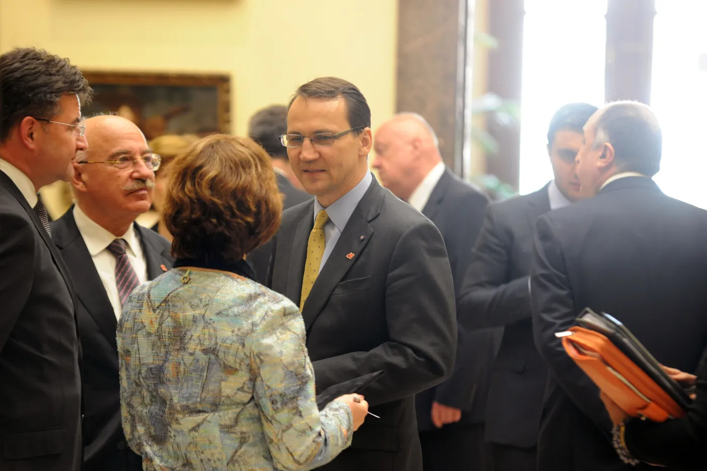 Radosław Sikorski na spotkaniu Grupy Wyszehradzkiej i Partnerstwa Wschodniego