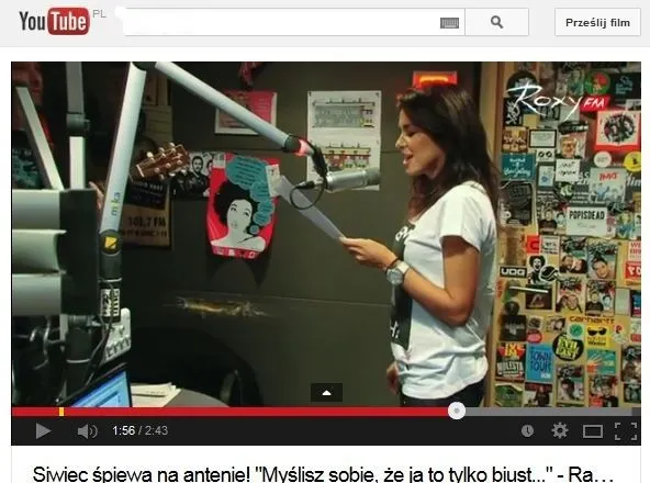 Siwiec śpiewa swoją piosenkę: Myślisz sobie, że ja to tylko biust [WIDEO]