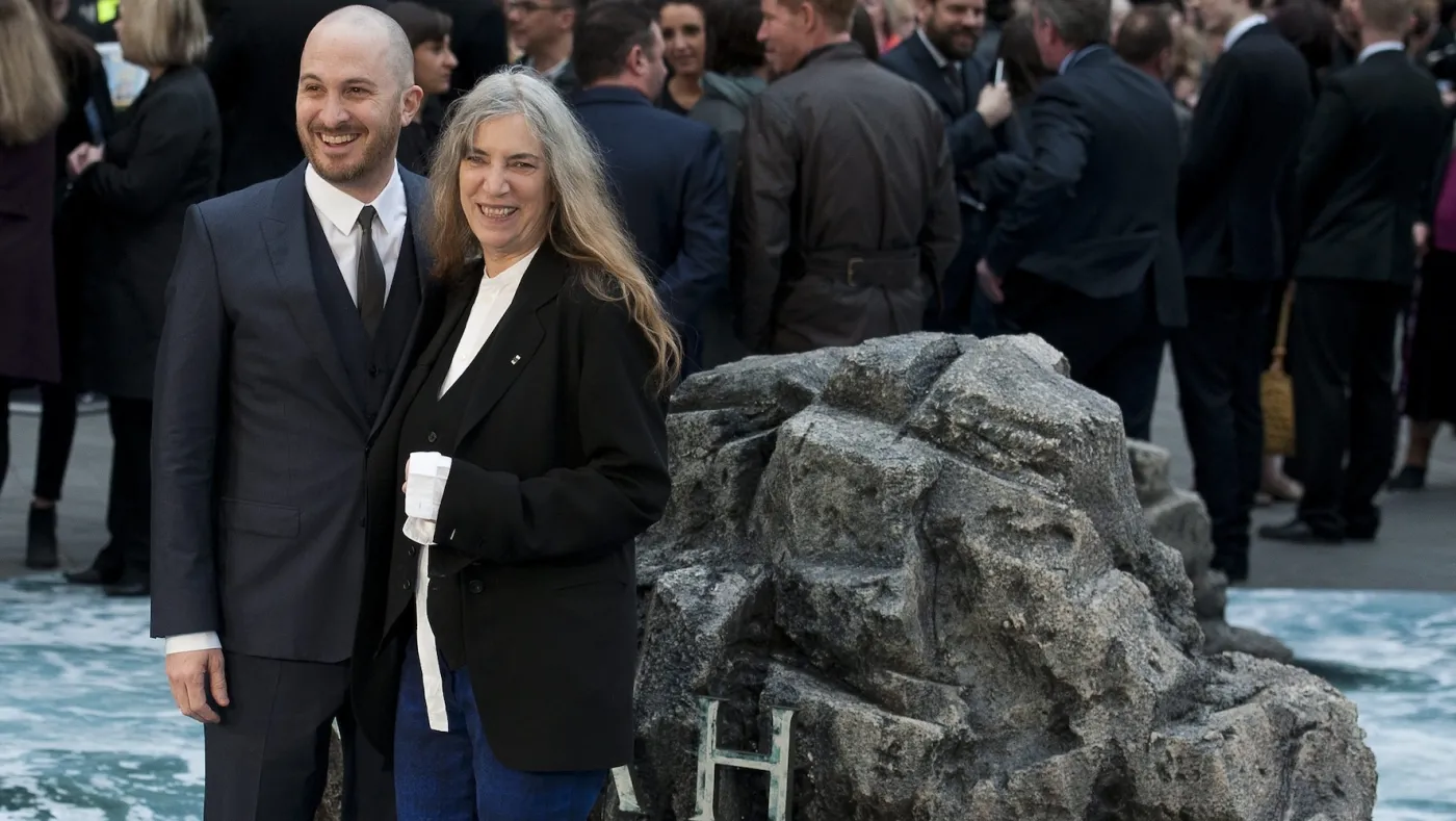 Darren Aronofsky z Patti Smith na premierze "Noego" w Londynie