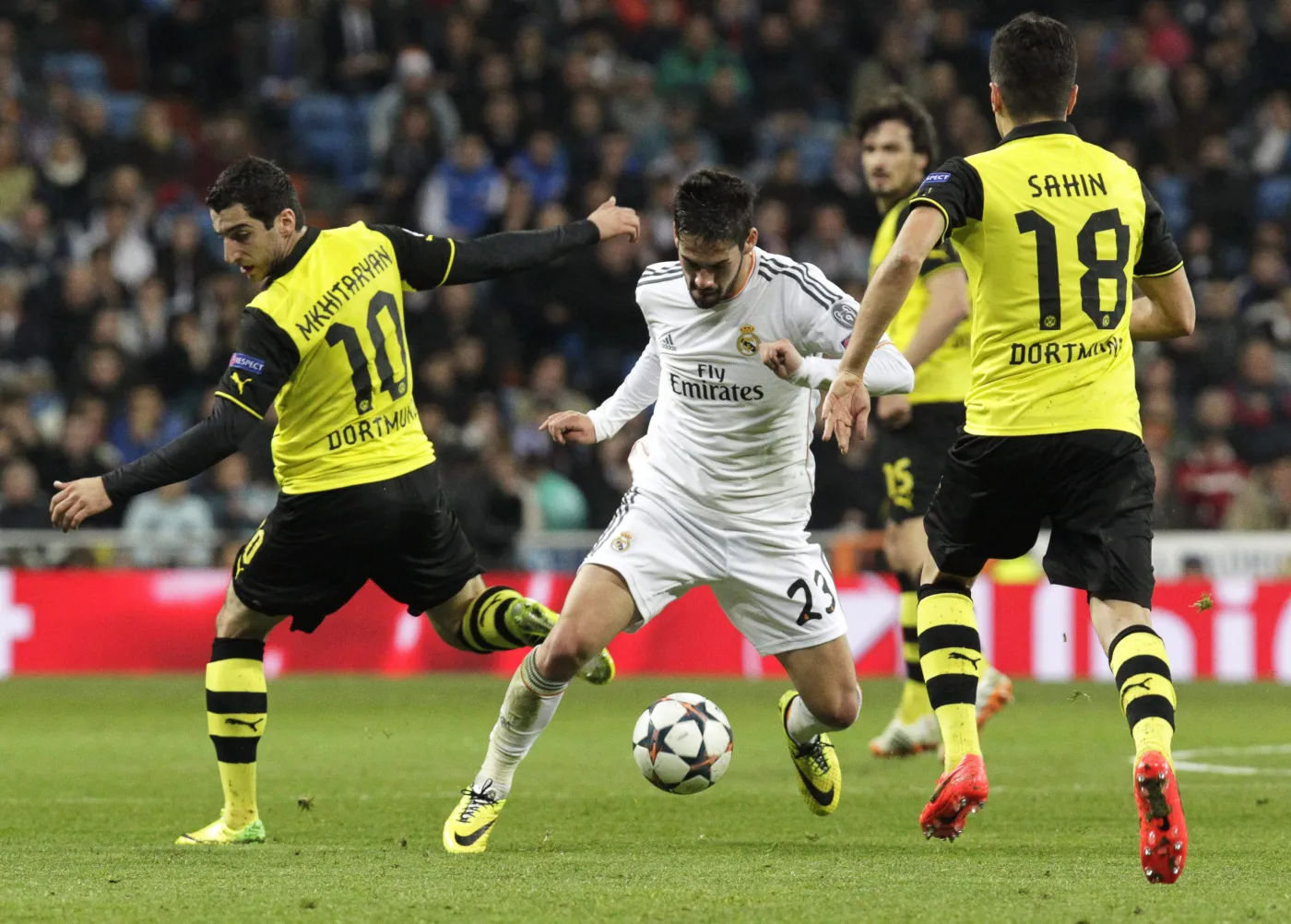 Isco, Henrikh Mkhitaryan i Nuri Sahin