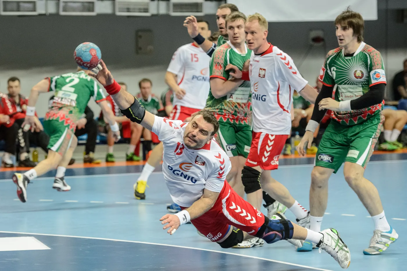 Polscy szczypiorniści pokonali Białoruś. ZDJĘCIA