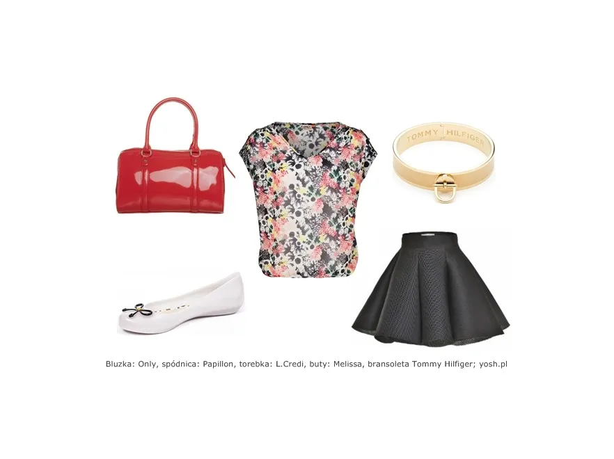 Modne STYLIZACJE z ubraniami w kwiaty - wiosna 2014
