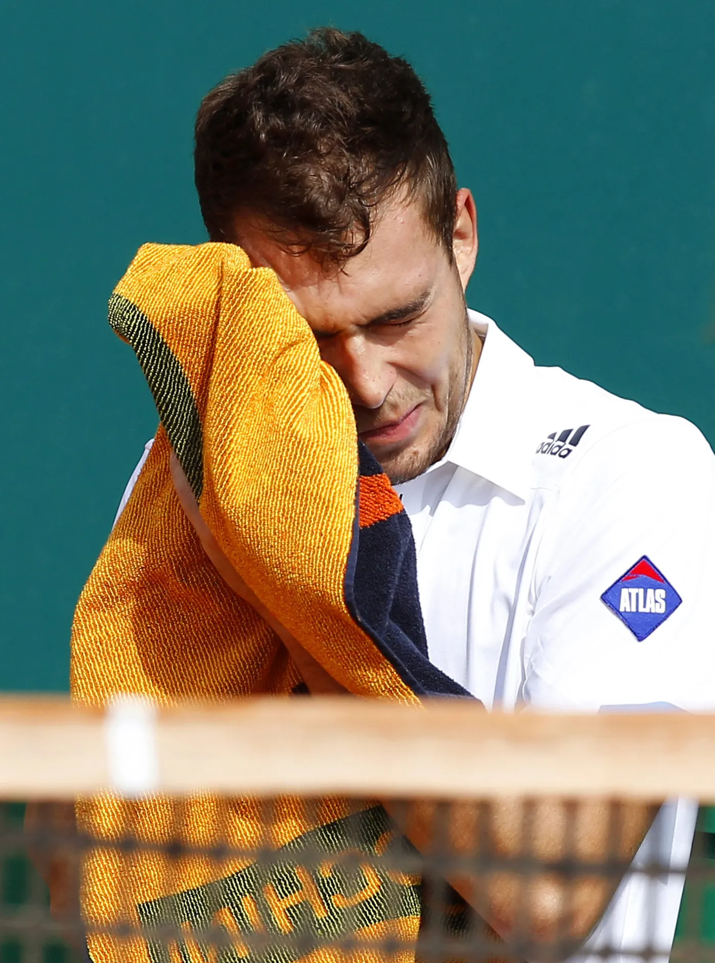 Tak Jerzy Janowicz pożegnał się z turniejem w Monte Carlo. ZDJĘCIA