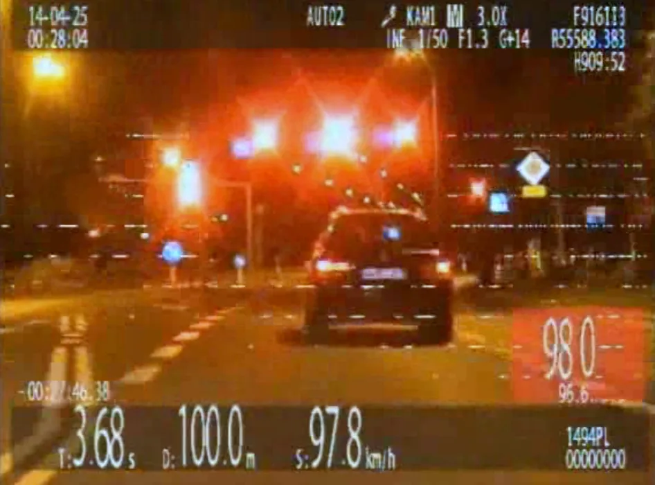 Łomża: nocny pościg za Litwinem w BMW