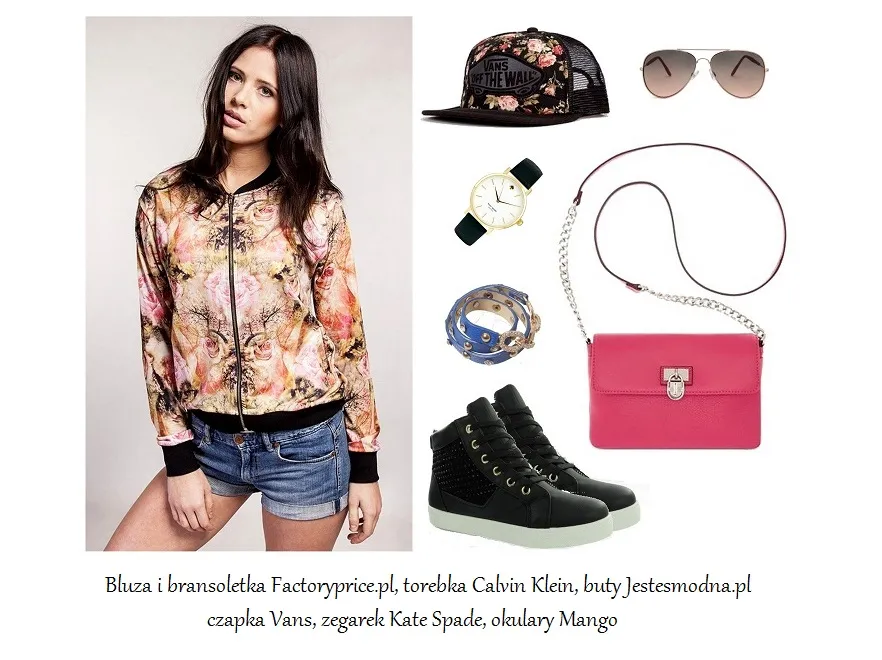 Ubrania w kwiaty - STYLIZACJE na wiosnę 2014