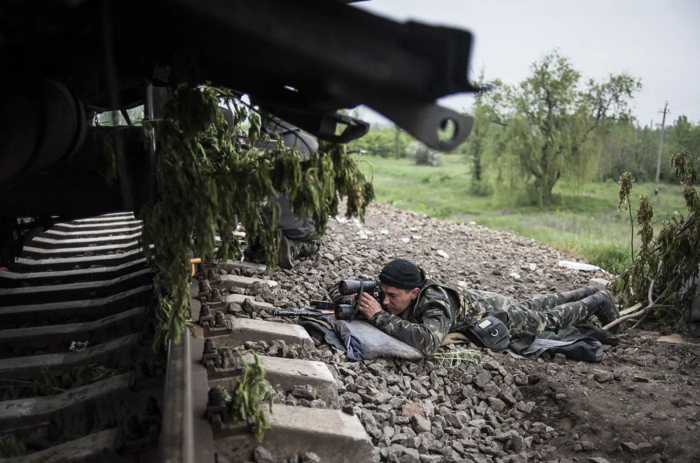 Snajper separatystów niedaleko Słowiańska