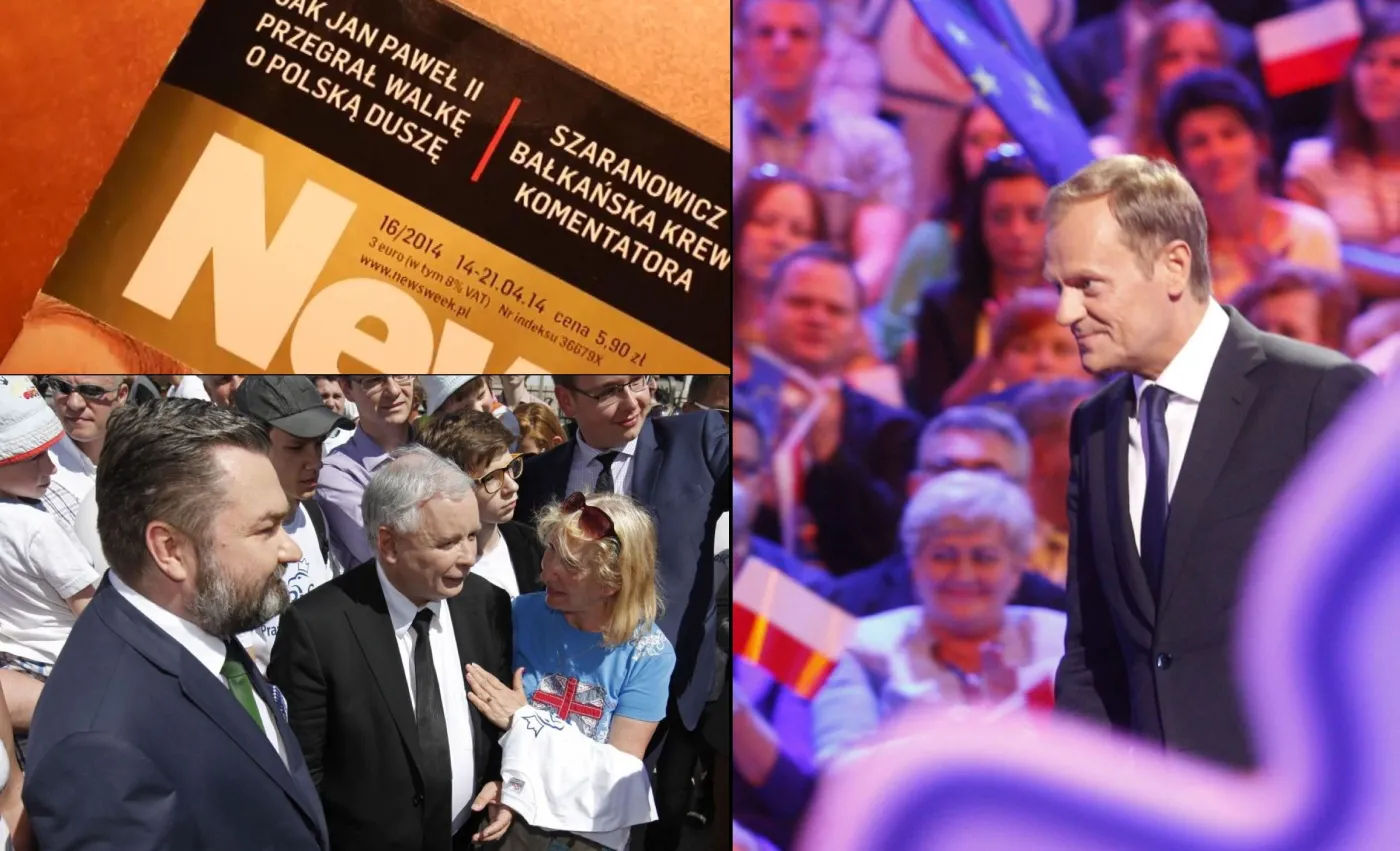 Nowy spot PiS, Jarosław Kaczyński w Białymstoku, Donald Tusk na Śląsku