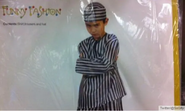 Dziecko w pasiaku więźnia obozu koncentracyjnego? Supermarket się tłumaczy