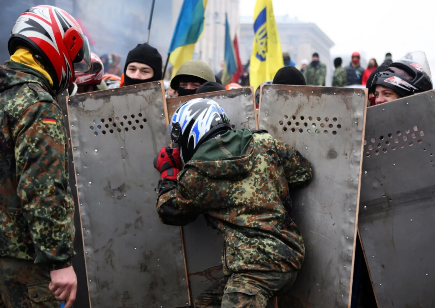 Protesty w Kijowie na Ukrainie