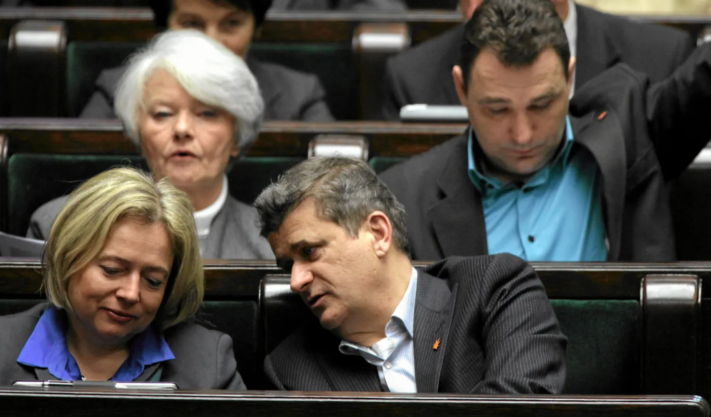 Wanda Nowicka i Janusz Palikot