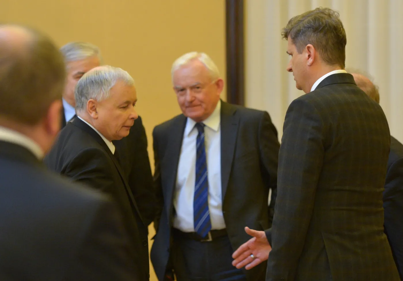 Jarosław Kaczyński na spotkaniu u premiera