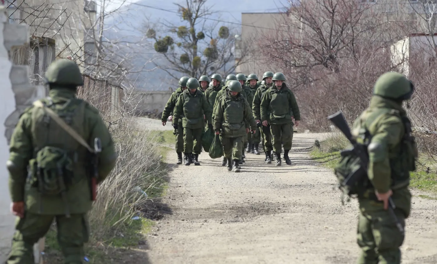 Nieoznakowani rosyjscy żołnierze na Krymie