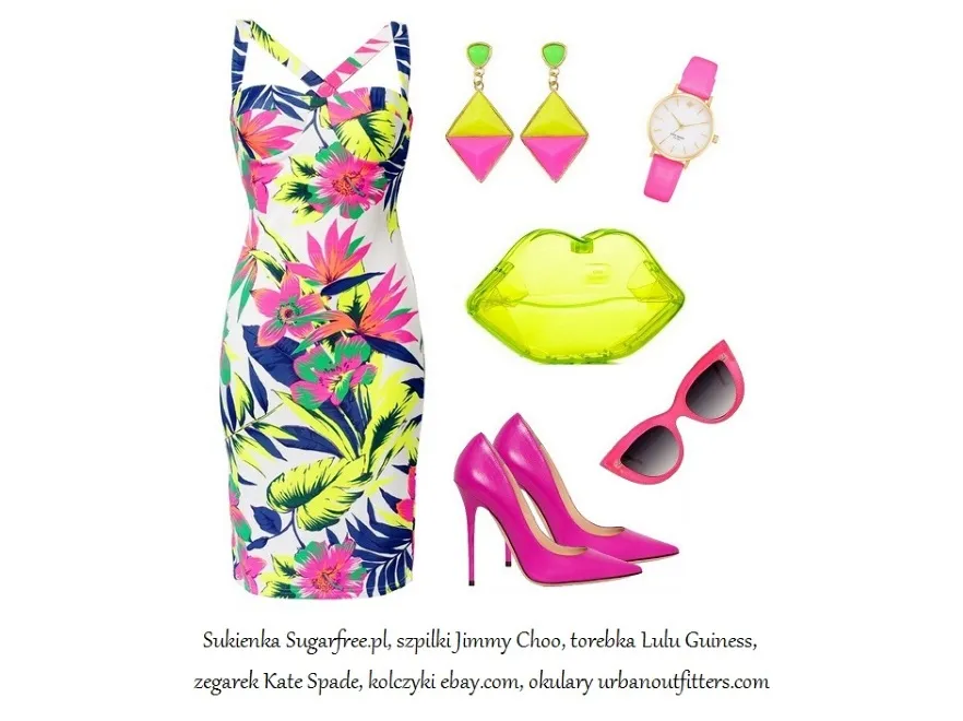 Sukienki w kwiaty na lato 2014