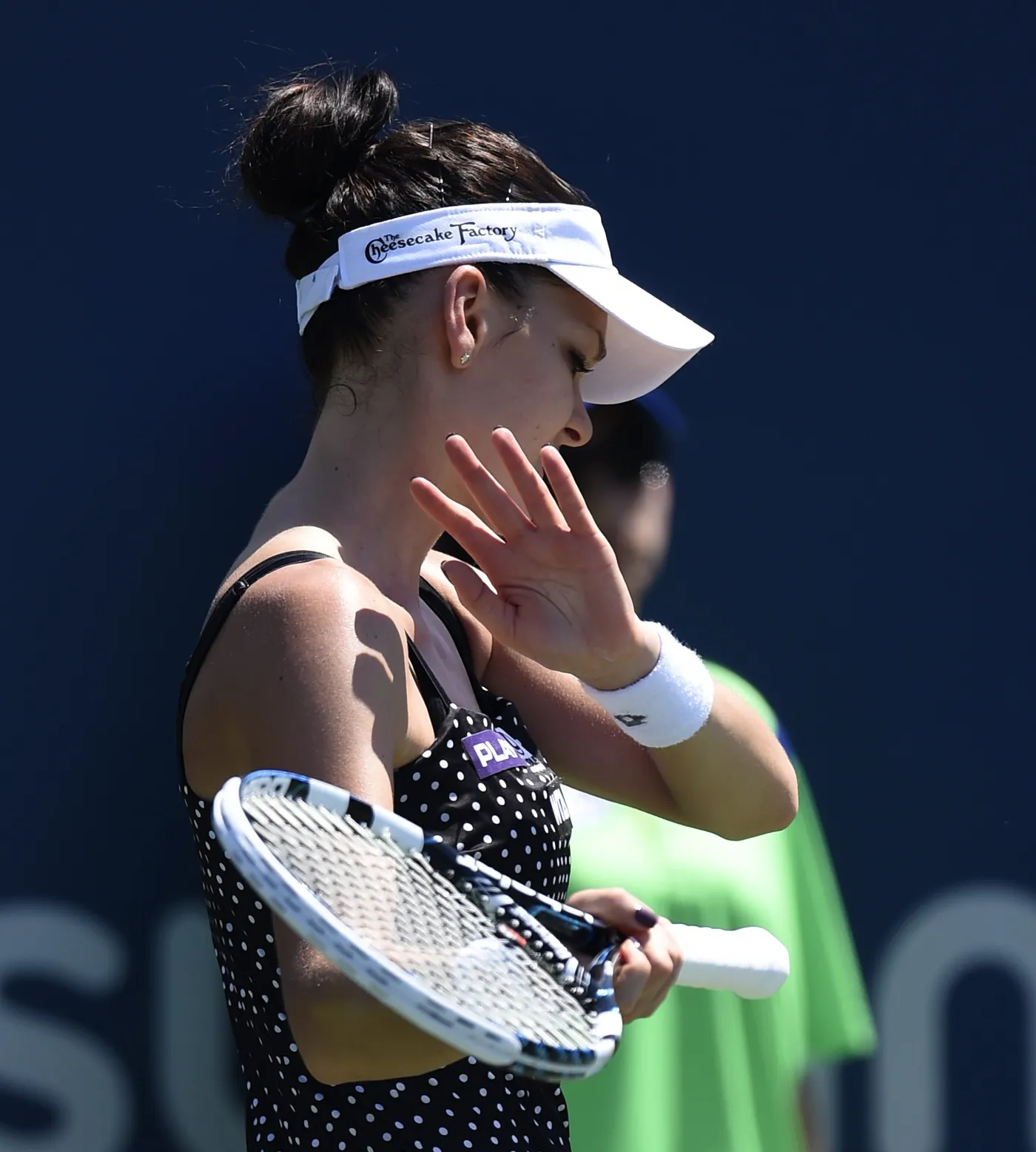 Sukienka w grochy nie przyniosła szczęścia Agnieszce Radwańskiej