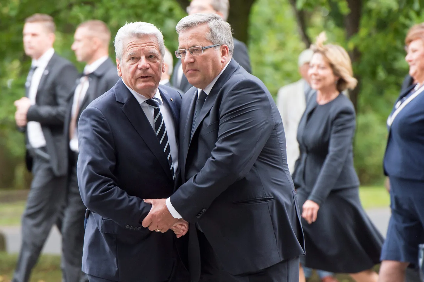Bronisław Komorowski i Joachim Gauck