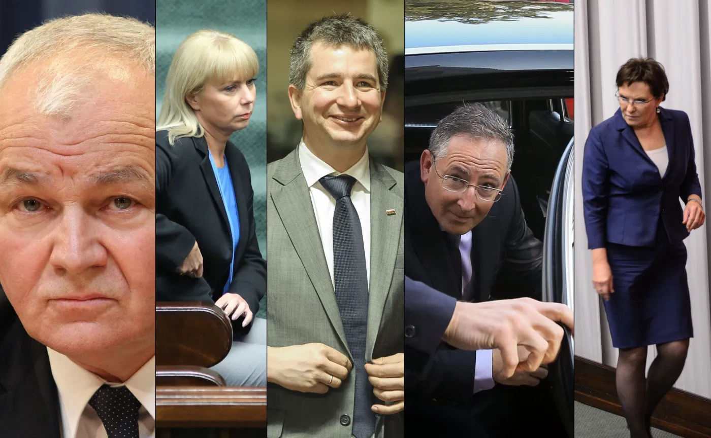 Jan Krzysztof Bielecki, Elżbieta Bieńkowska, Mateusz Szczurek, Bartłomiej Sienkiewicz, Ewa Kopacz