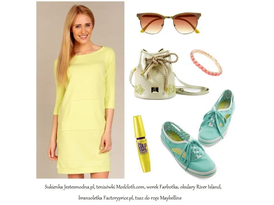 Kolorowe sukienki na lato 2014