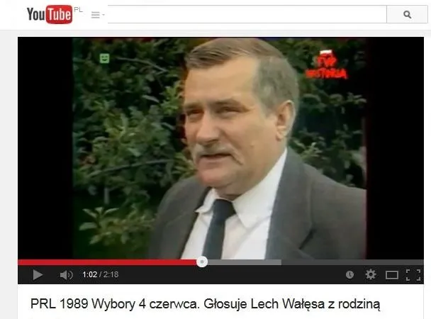 Lech Wałęsa - archiwalne nagranie z 4 czerwca 1989 roku
