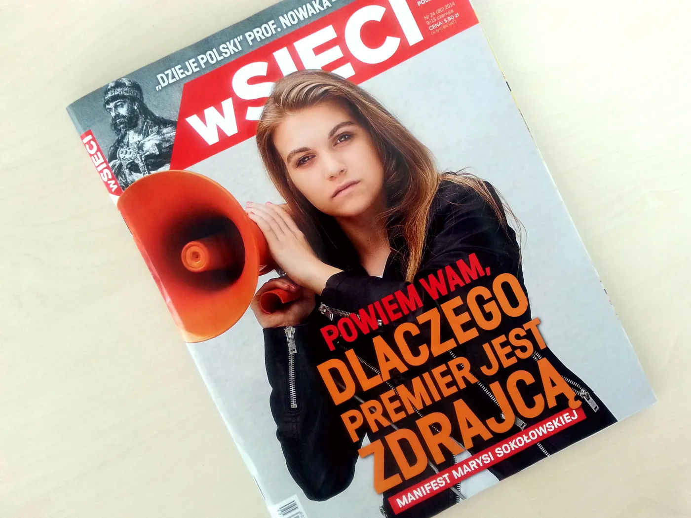 Tygodnik "wSieci", w którym Marysia Sokołowska wyjaśnia, dlaczego premier Donald Tusk jest zdrajcą