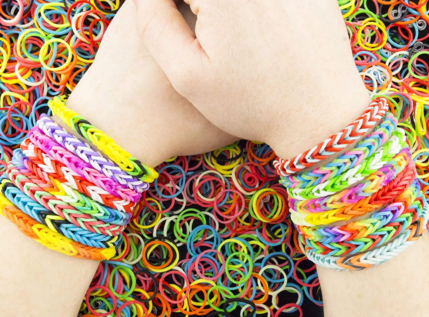 Bransoletki z gumek Loom Bands i Rainbow Loom