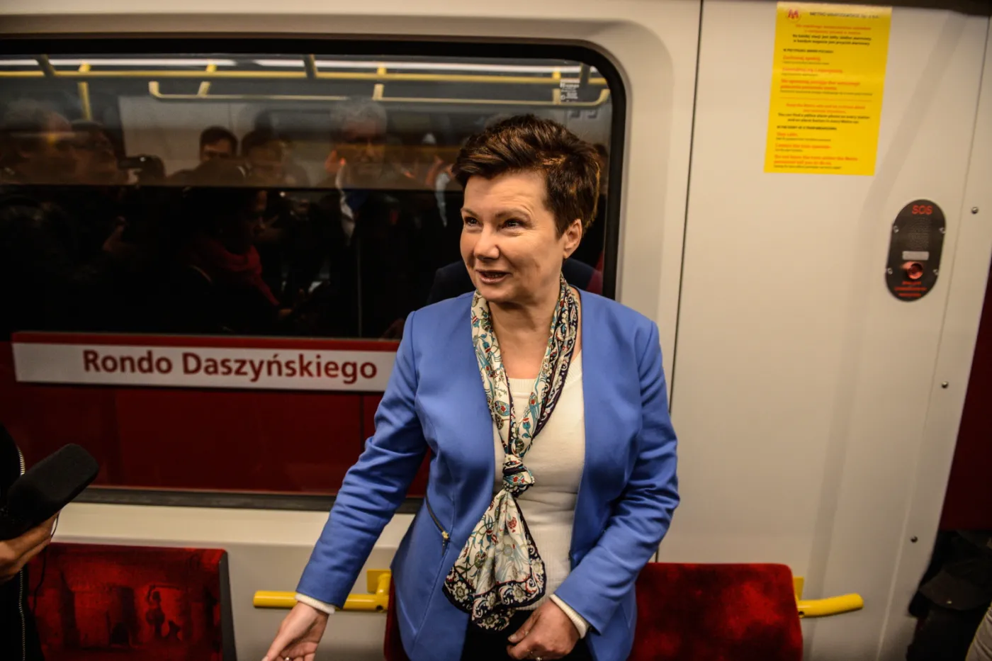 Gronkiewicz-Waltz zachwala centralny odcinek drugiej linii metra: Dzieło sztuki. ZDJĘCIA