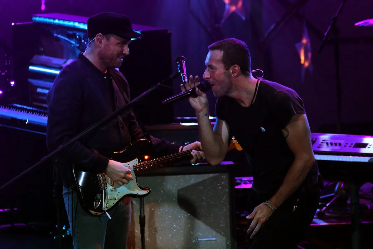 Coldplay podczas występu na MTV Video Music Awards Japan