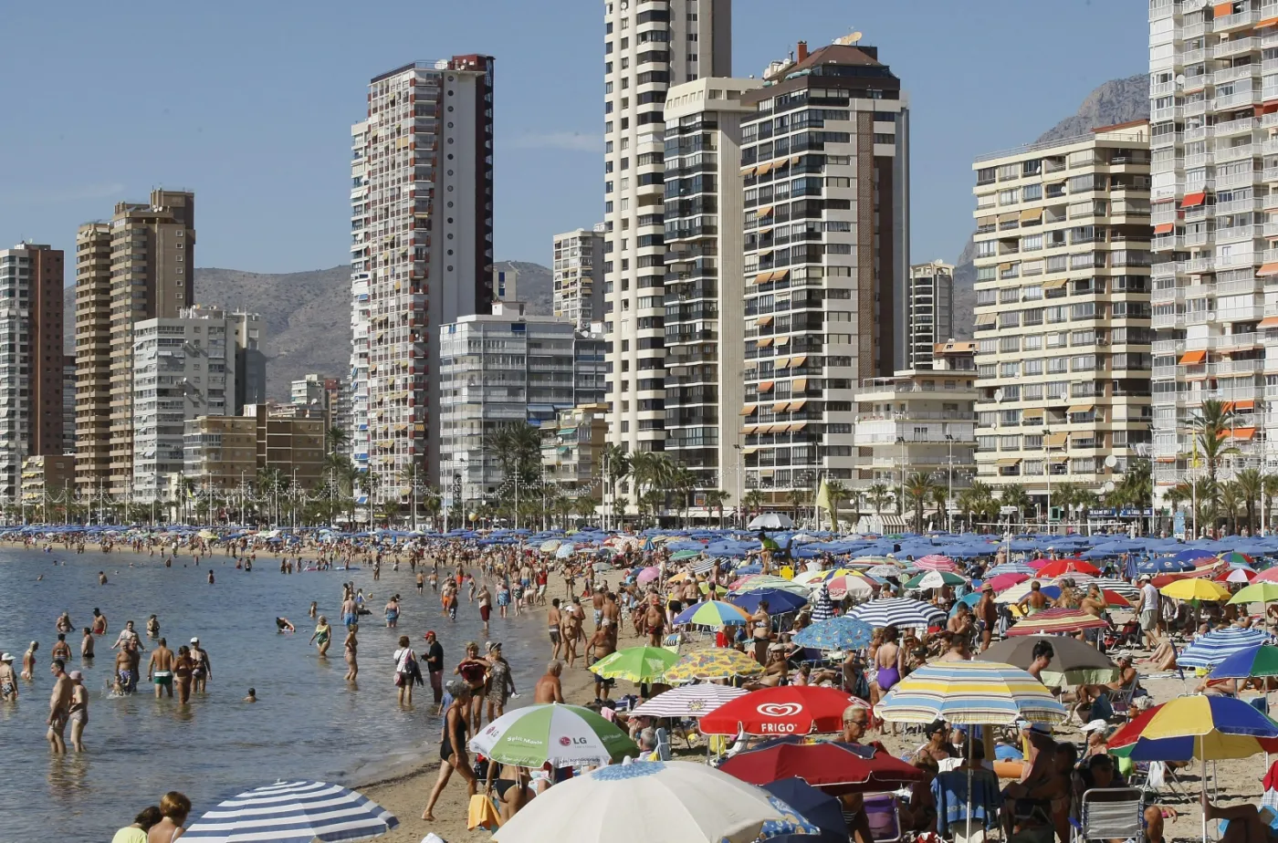 Plaża w okolicach hiszpańskiego Levante