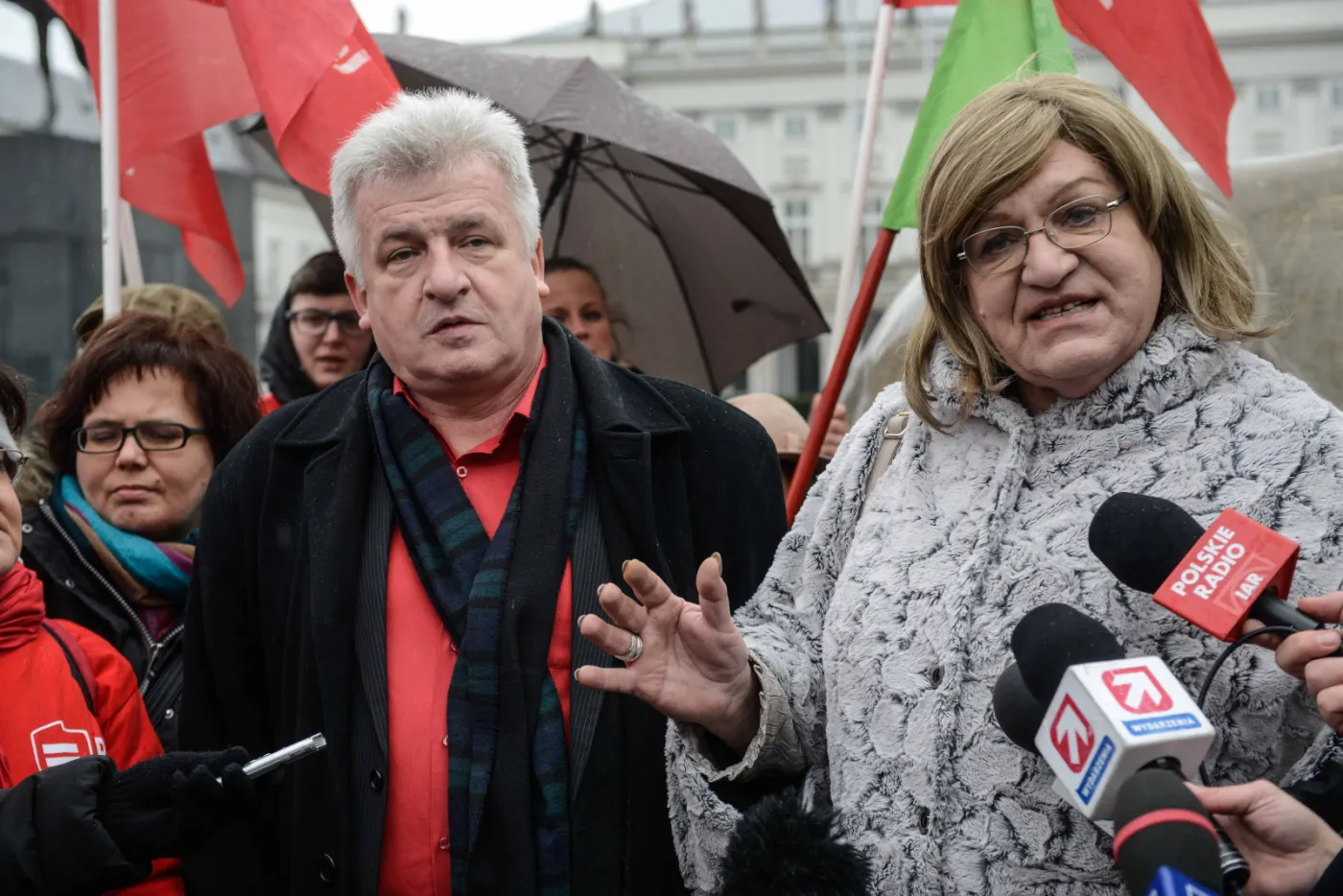 Piotr Ikonowicz i Anna Grodzka 