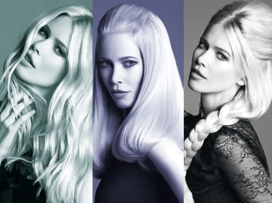 5 modnych fryzur z długich włosów w stylu Claudii Schiffer, które ułożysz w domu