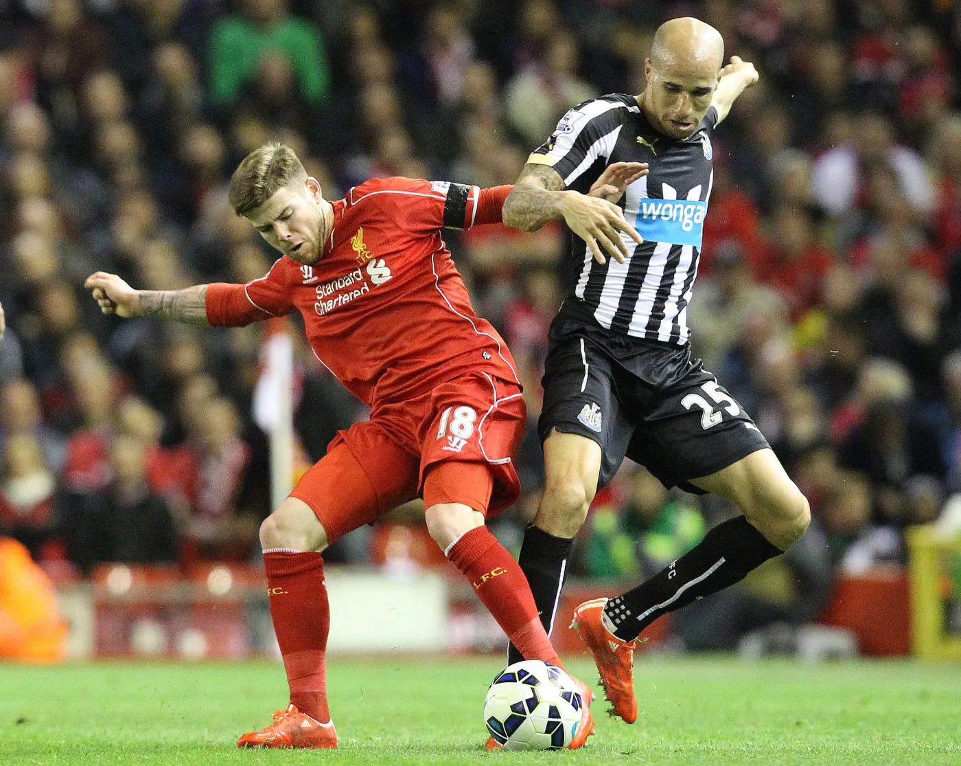 Alberto Moreno i Gabriel Obertan 