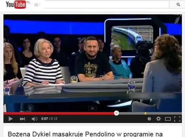 Bożena Dykiel w programie "Świat się kręci"