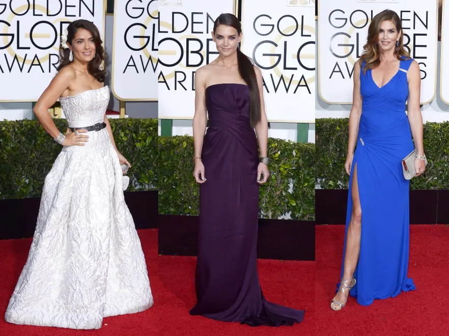 Mniej i bardziej udane kreacje gwiazd na gali Złote Globy. DUŻO ZDJĘĆ